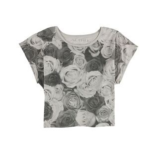 Altru Womens Roses Graphic T-Shirt, NWT